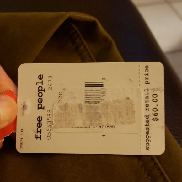 Free People Modern Femme Vegan mini skirt chestnut - Picture 2 of 3